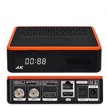 4K HD TV BOX 4:2:3 9.0+DVB-S2X/T2/C יבשתי טלוויזיה בלוויין מקלט מפענח/ חכם Set Top Box