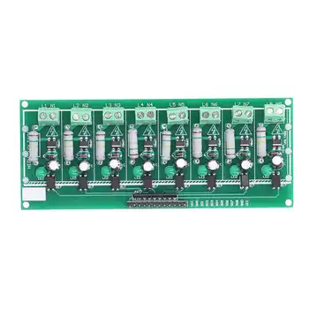 AC 220V PCB Optocoupler בידוד מודול מתח לזהות לוח 8 ערוץ PLC מתח זיהוי מודול DIY