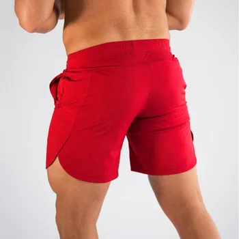 Muscleguys גברים לוח מכנסיים קצרים סלים החוף ברמודה ללבוש ים גברים קצרים מכנסי ההתעמלות יבש מהירה רצים טרנינג כושר קצרים.