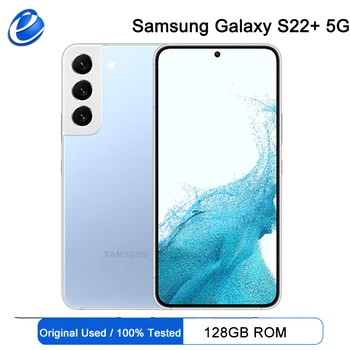 Samsung Galaxy S22+ 5G S906U1 128GB S22 פלוס טלפון נייד אנדרואיד Snapdragon 8 Gen 1 אוקטה Core 6.6