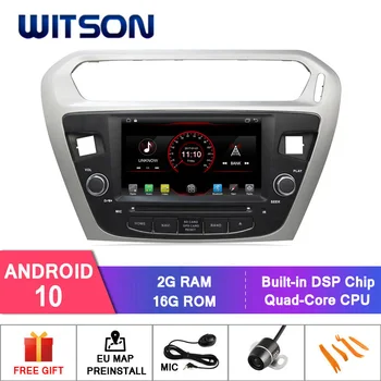 WITSON Quad-core Android 10 נגן dvd המכונית עבור סיטרואן אליזה/פיג ' ו 301 2G RAM זיכרון ראי קישור עבור אנדרואיד נייד+iPhone