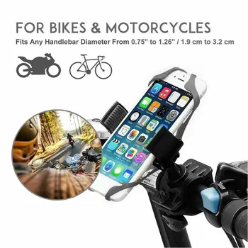 אוניברסלי אופניים הכידון טלפון נייד מחזיק מתכוונן MTB אופני הר מחזיק עבור טלפון הסלולרי GPS אופני כביש Shockproof סוגריים.