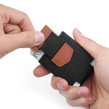 גברים, נשים, מינימליסטי ארנק בעל כרטיס האשראי מיני עסקים קטנים מחזיקי תעודת הזהות ארגונית תג יד Porte סלים הארנק