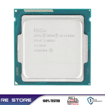 השתמשו Intel Xeon E3 1245V3 E3 1245 V3 3.4 GHz Quad-Core שמונה-חוט המעבד 8M 84W LGA 1150