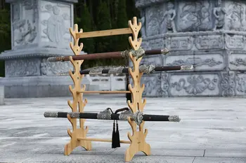 חרבות מתלים אומנויות לחימה חרבות סמוראים התצוגה עומדת על סוגים של חרבות