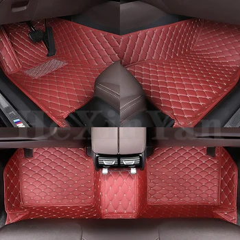 מנהג המכונית מחצלות על BYD G6 כל דגם אוטומטי שטיח שטיח חבלים כלי רכב אביזרים לרכב עיצוב פנים חלקים