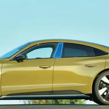 עבור אאודי RS e-tron GT 2022-2023 המכונית חיצוני חלון המכונית עמוד Anti-scratch TPU PPF סרט מגן נגד שריטות תיקון הסרט