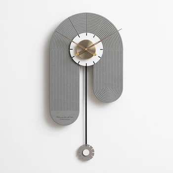 יוקרה יצירתי שעון קיר דקורטיבי לסלון עיצוב נורדי יוצא דופן שעון קיר מודרני Duvar Saati חדר קישוטים AB50WC